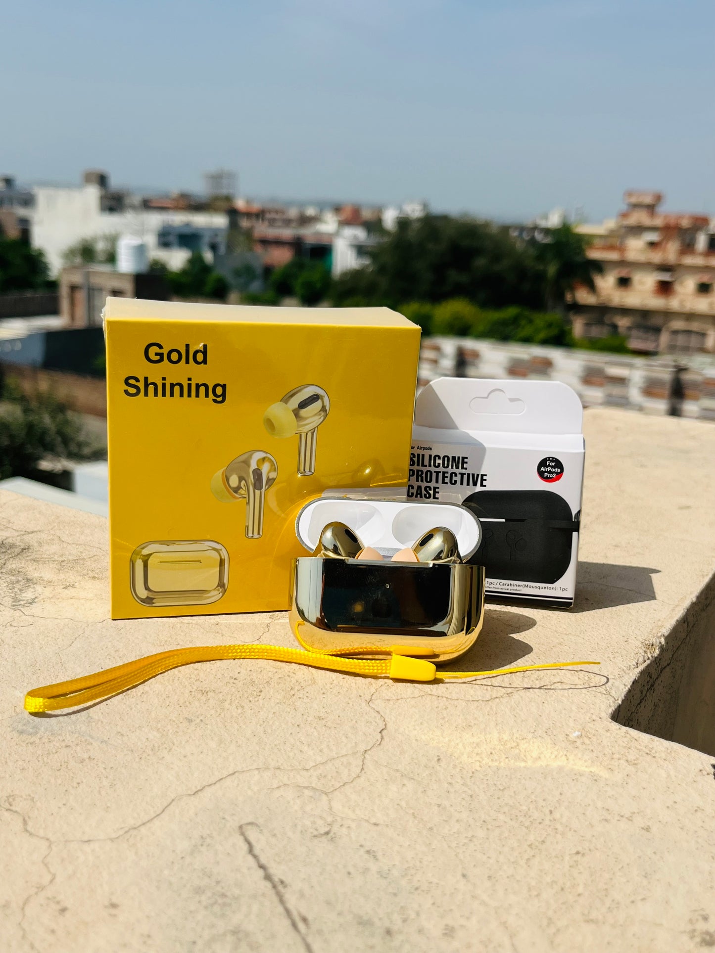 golden colour \ Rose gold AirPods new airpods ⭐️⭐️⭐️⭐️ 4.9